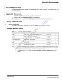 PCX8240VTPU200EZD3 Datasheet Page 8