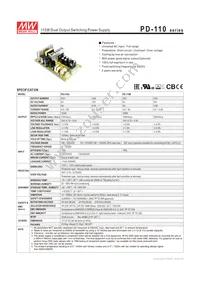 PD-110B Datasheet Cover