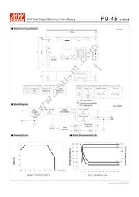 PD-45B Datasheet Page 2