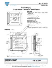 PD013D02502S51 Datasheet Cover