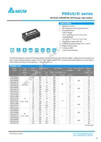 PD01S1209A Datasheet Cover