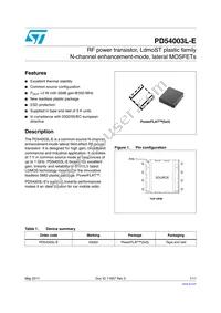 PD54003L-E Datasheet Cover