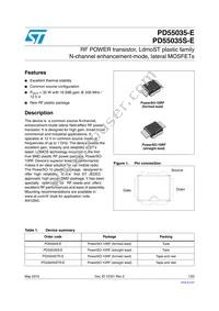 PD55035S-E Datasheet Cover