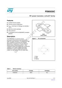 PD85035C Datasheet Cover