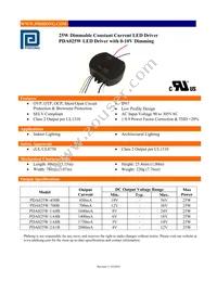 PDA025W-700B Datasheet Cover