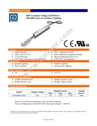 PDA080W-48VG Datasheet Cover