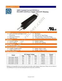 PDA100W-700GB Datasheet Cover