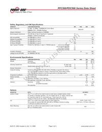 PDC500-1024F Datasheet Page 3