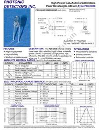 PDI-E808 Datasheet Cover