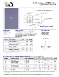 PDI-E835 Datasheet Cover
