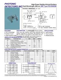 PDI-E880SM Datasheet Cover