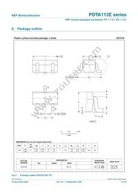 PDTA113ES Datasheet Page 8