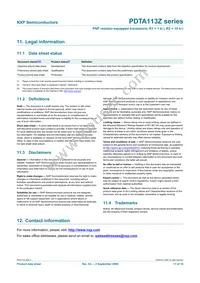 PDTA113ZS Datasheet Page 18