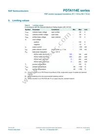 PDTA114EEAF Datasheet Page 4