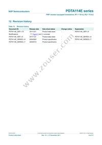 PDTA114EEAF Datasheet Page 15