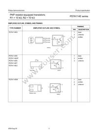 PDTA114ES Datasheet Page 3