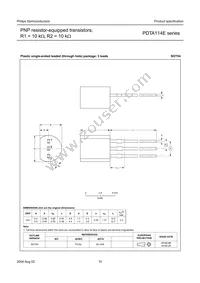 PDTA114ES Datasheet Page 10