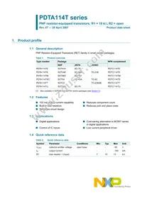 PDTA114TS Datasheet Page 2