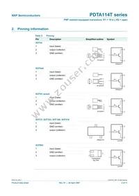 PDTA114TS Datasheet Page 3