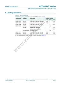 PDTA114TS Datasheet Page 9