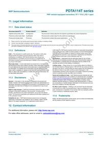 PDTA114TS Datasheet Page 11