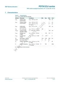 PDTA123JE Datasheet Page 8
