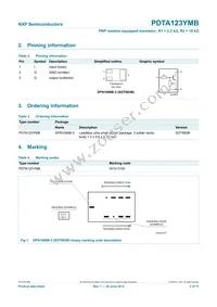 PDTA123YMB Datasheet Page 3