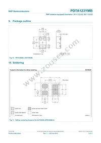 PDTA123YMB Datasheet Page 8