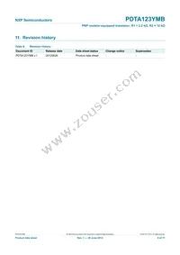 PDTA123YMB Datasheet Page 9