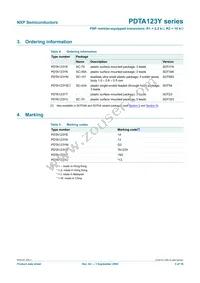 PDTA123YS Datasheet Page 4