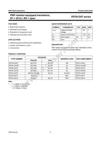 PDTA124TS Datasheet Page 3