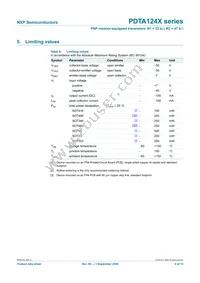 PDTA124XS Datasheet Page 5