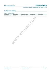 PDTA143XMB Datasheet Page 9