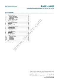 PDTA143XMB Datasheet Page 12