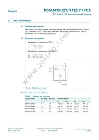 PDTA143ZQAZ Datasheet Page 16