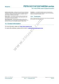 PDTA144EQAZ Datasheet Page 20