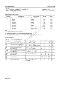 PDTA144WS Datasheet Page 6