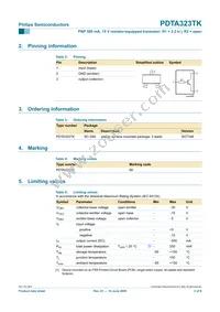 PDTA323TK Datasheet Page 2