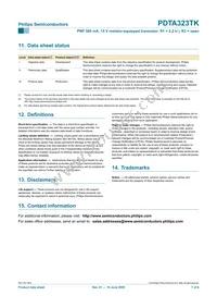 PDTA323TK Datasheet Page 7