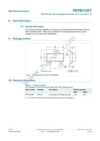 PDTB113ET Datasheet Page 6