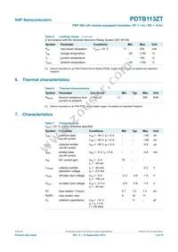PDTB113ZT Datasheet Page 4