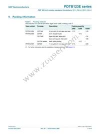 PDTB123EK Datasheet Page 7