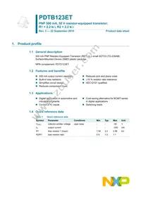 PDTB123ET Datasheet Page 2