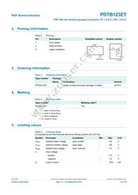 PDTB123ET Datasheet Page 3