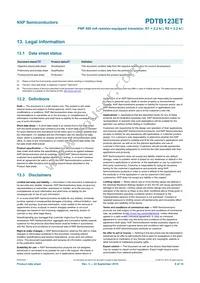 PDTB123ET Datasheet Page 9