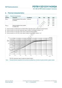 PDTB143XQAZ Datasheet Page 6