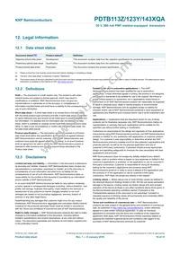 PDTB143XQAZ Datasheet Page 20