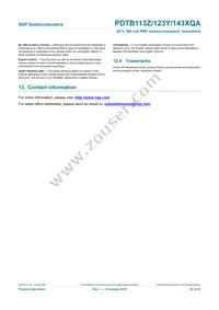 PDTB143XQAZ Datasheet Page 21