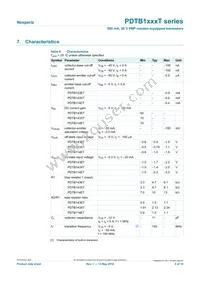 PDTB143XTVL Datasheet Page 6