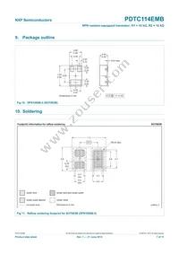 PDTC114EMB Datasheet Page 8